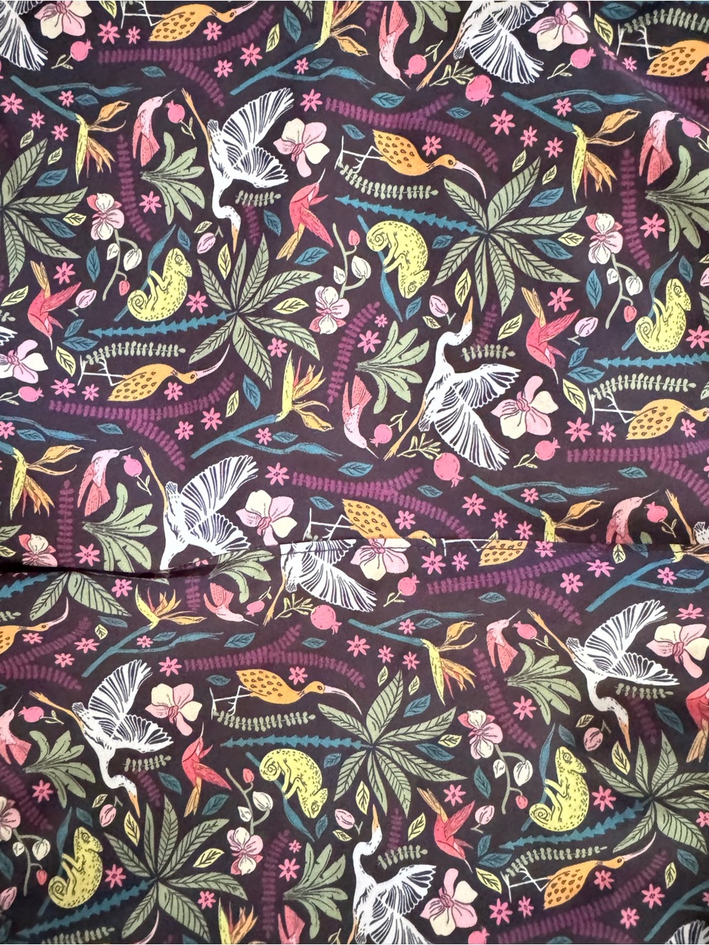 Bass Pro Shops Black Tropical Bird Print Athletic Shorts - Picture 2 of 4